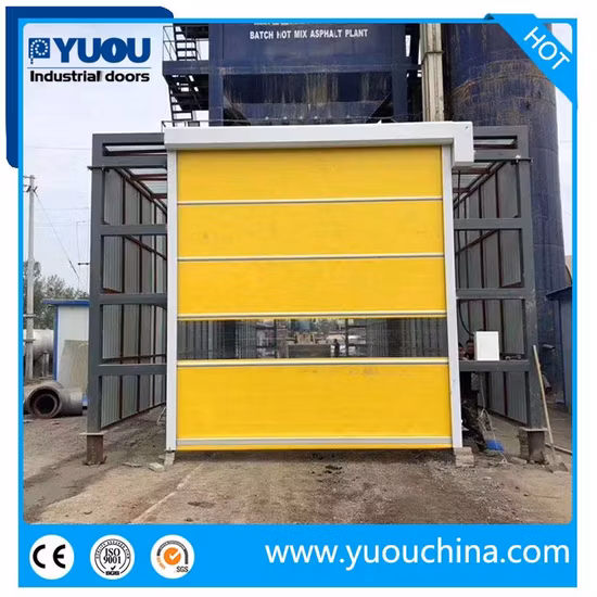 PVC Curtain Automatic Fast Action Sensor High Speed Roll up Door for Clean Room
